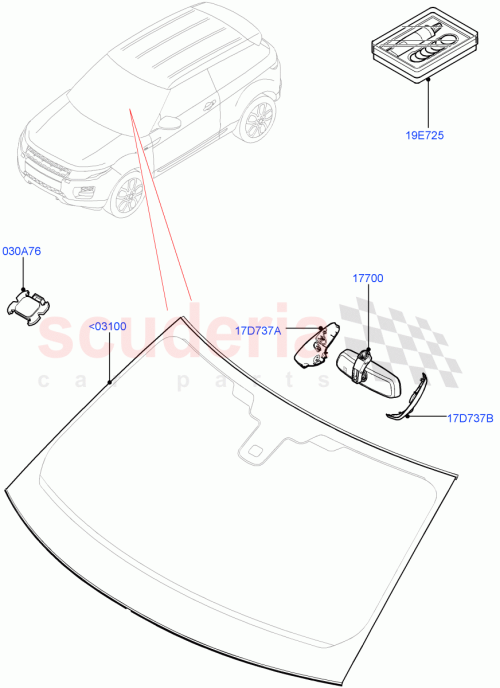 Part Diagram for Land Rover LR041838