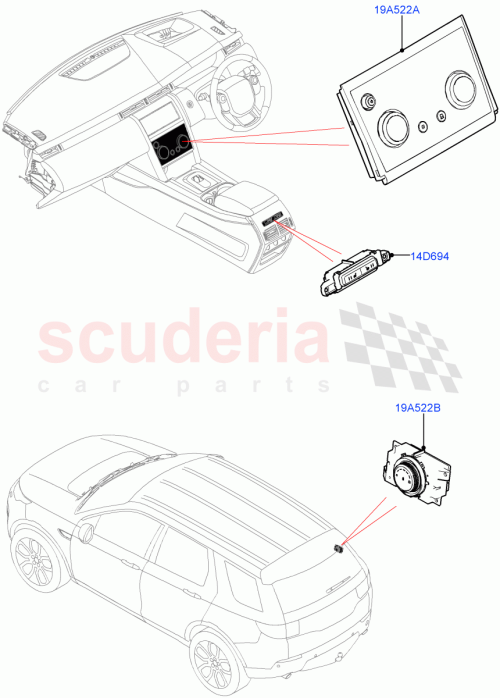 Part Diagram for Land Rover LR128072