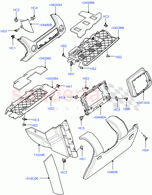 Part Diagram for Land Rover FJV500610LEK