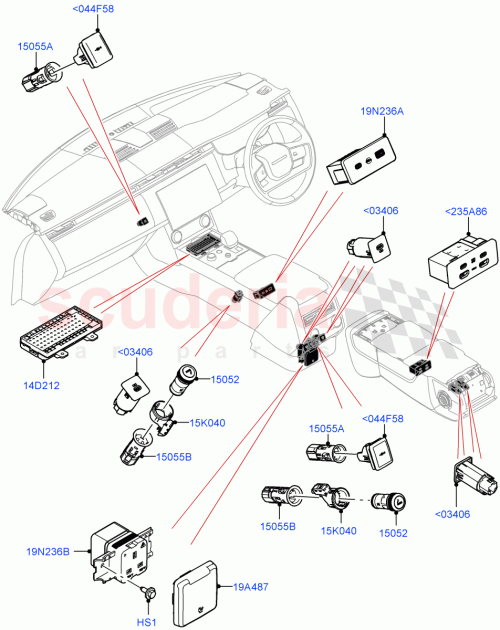 Part Diagram for Land Rover LR156274