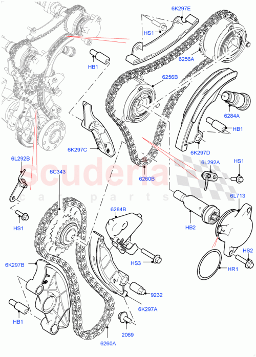 Part Diagram for Land Rover LR142278