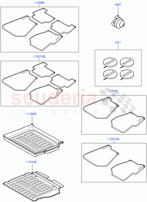 Part Diagram for Land Rover LR006434