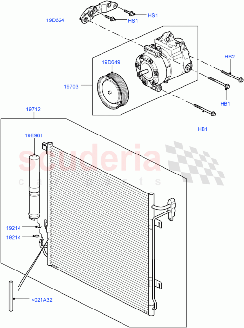 Part Diagram for Land Rover FB108186M