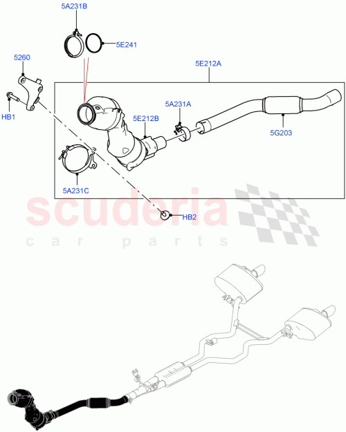 Part Diagram for Land Rover LR092891