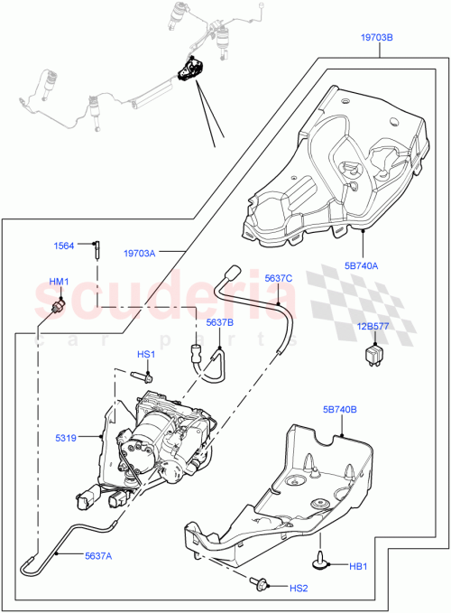 Part Diagram for Land Rover LR045251