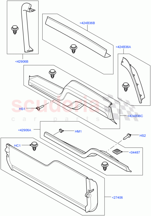 Part Diagram for Land Rover ERQ000104PVJ