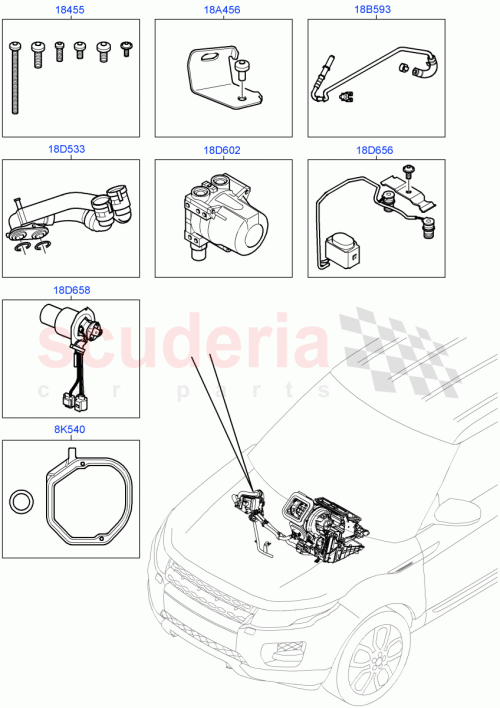 Part Diagram for Land Rover LR004238