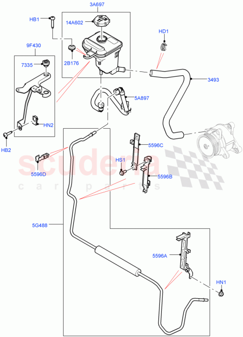 Part Diagram for Land Rover LR124867