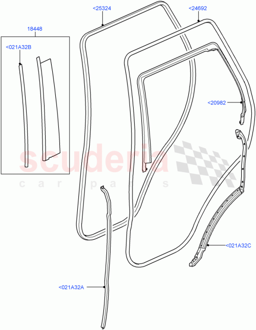 Part Diagram for Land Rover CGE000830