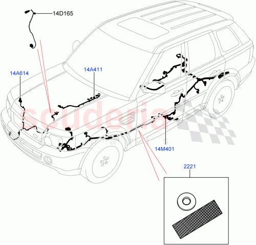 Part Diagram for Land Rover LR016106