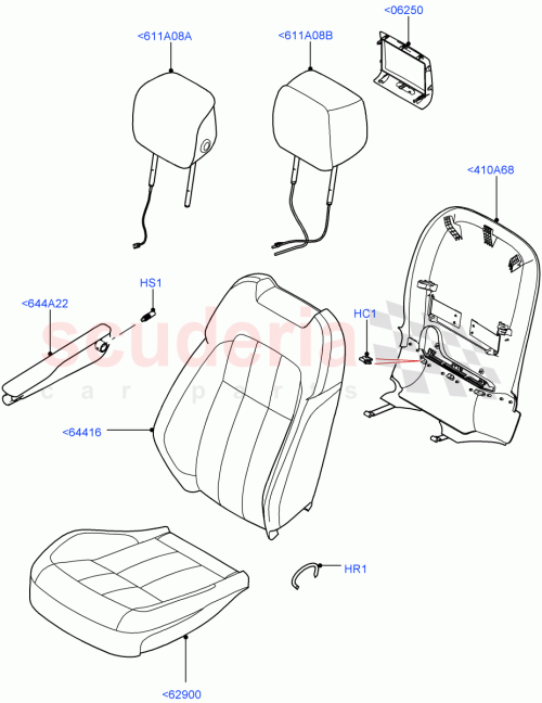 Part Diagram for Land Rover LR113811