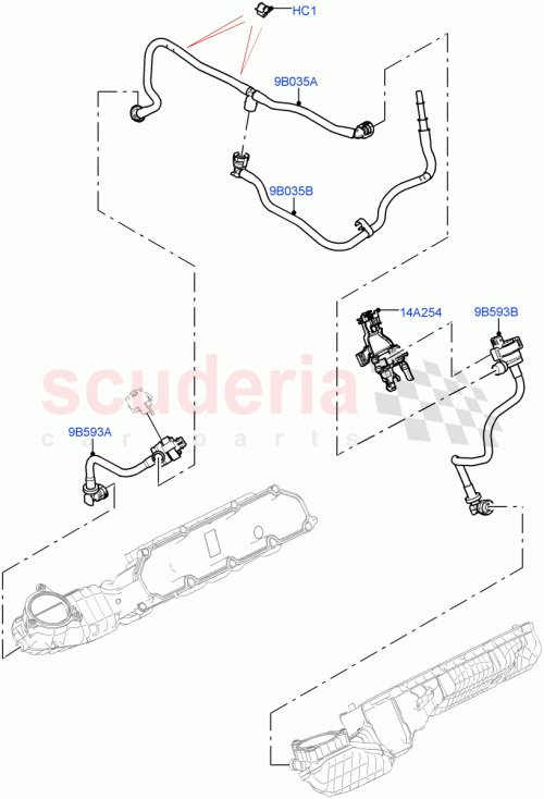 Part Diagram for Land Rover LR152418