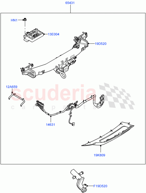 Part Diagram for Land Rover VPLKAUS005