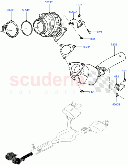 Part Diagram for Land Rover LR163196