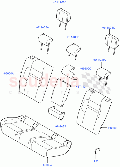Part Diagram for Land Rover LR155451