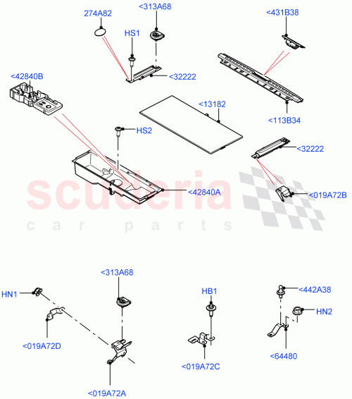 Part Diagram for Land Rover LR082136