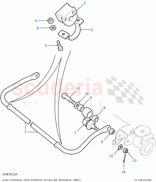 Part Diagram for Land Rover 264024