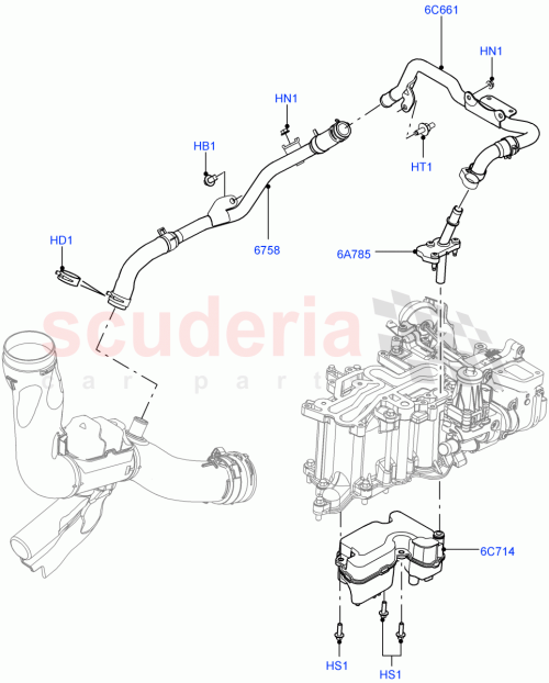 Part Diagram for Land Rover LR022839