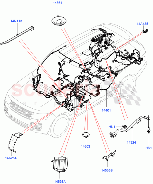 Part Diagram for Land Rover LR063583
