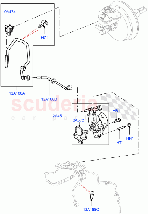 Part Diagram for Land Rover LR081606