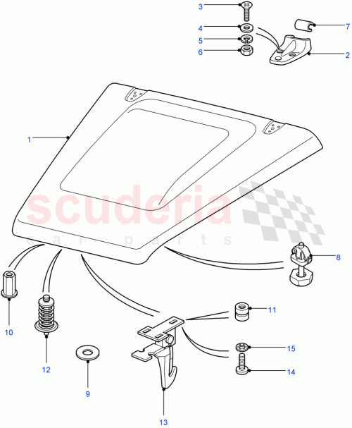 Part Diagram for Land Rover BYP500180