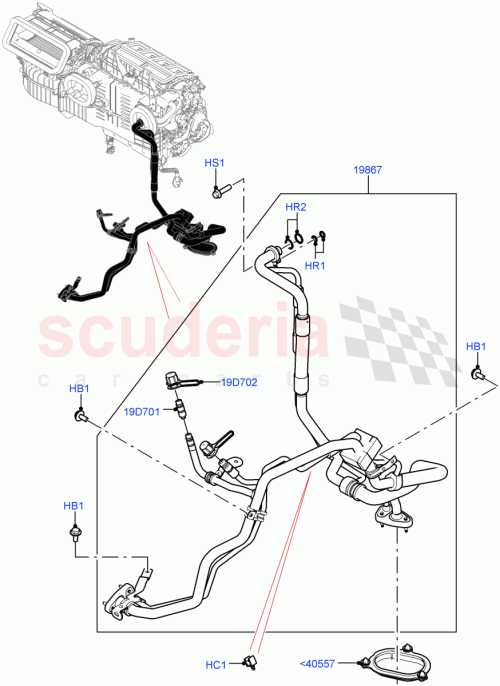Part Diagram for Land Rover LR131173