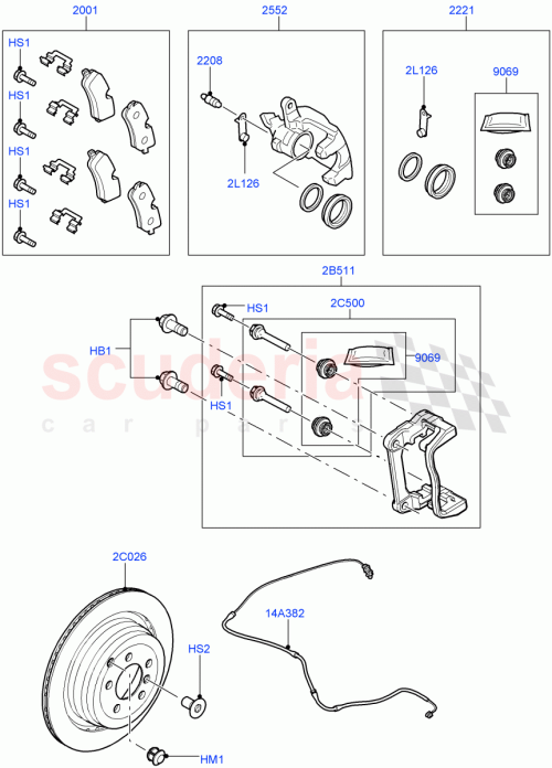 Part Diagram for Land Rover LR015522