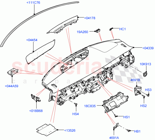 Part Diagram for Land Rover LR115176
