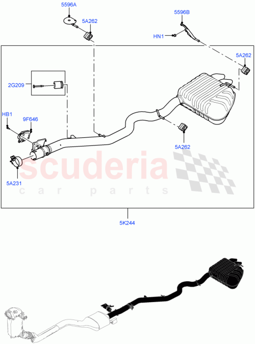 Part Diagram for Land Rover LR141553