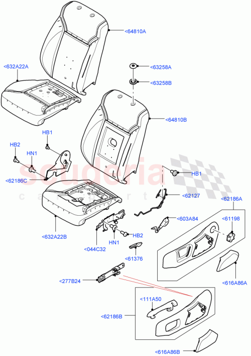 Part Diagram for Land Rover LR105891