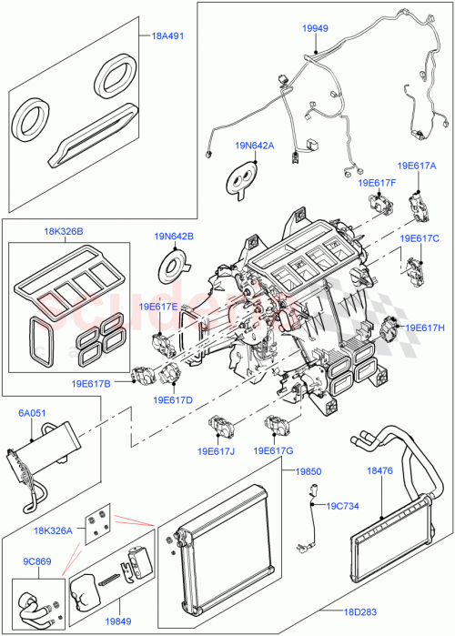 Part Diagram for Land Rover LR082171