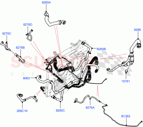 Part Diagram for Land Rover LR146757