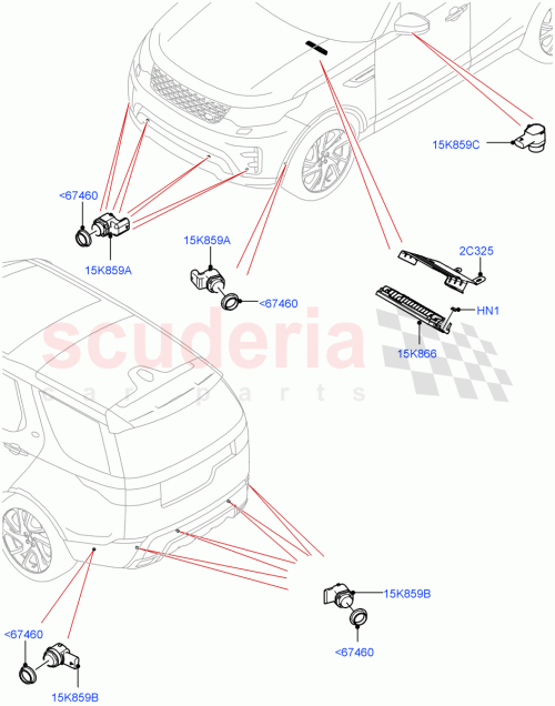 Part Diagram for Land Rover LR143127
