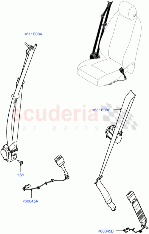 Part Diagram for Land Rover LR170443