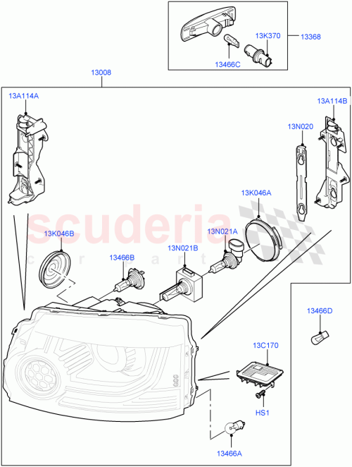 Part Diagram for Land Rover LR052382