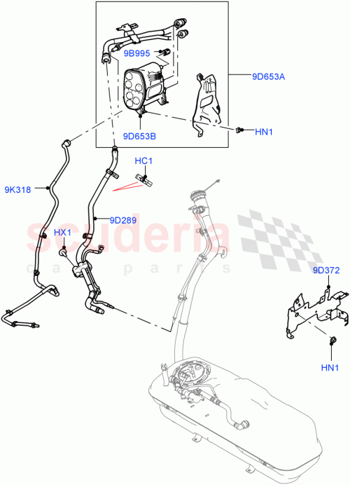 Part Diagram for Land Rover LR167106