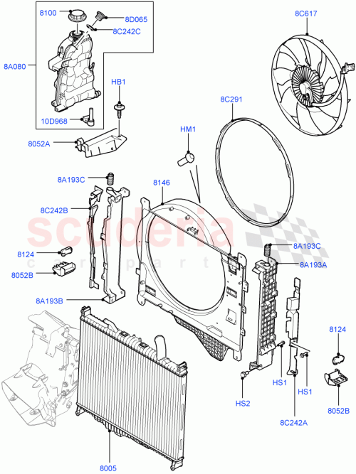 Part Diagram for Land Rover LR022731