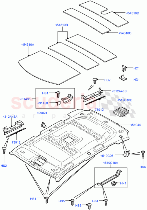 Part Diagram for Land Rover LR027968