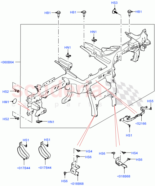 Part Diagram for Land Rover LR151955