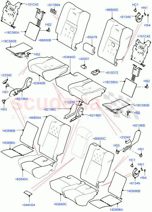 Part Diagram for Land Rover LR106506