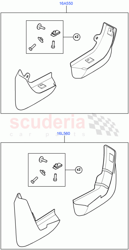 Part Diagram for Land Rover VPLCP0312