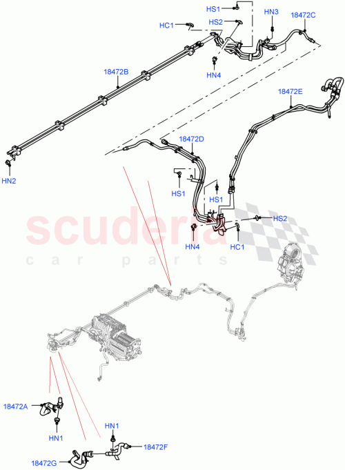 Part Diagram for Land Rover LR153538