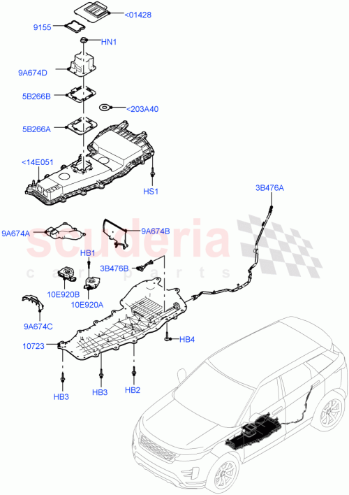 Part Diagram for Land Rover LR132964