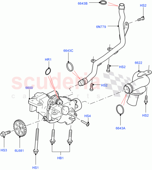 Part Diagram for Land Rover LR091565