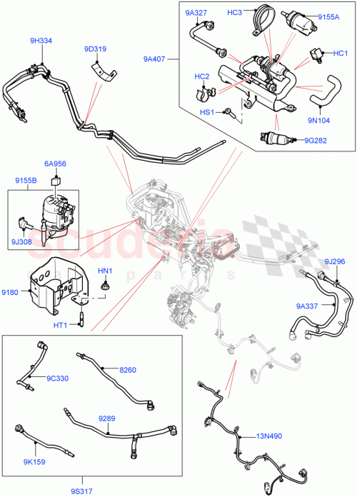 Part Diagram for Land Rover LR086425