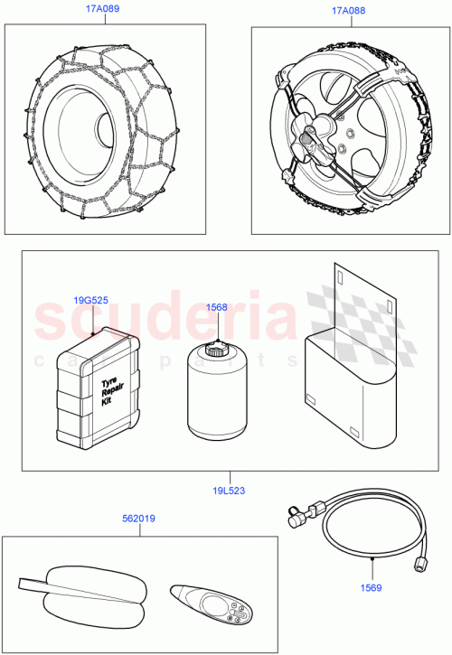 Part Diagram for Land Rover LR079258