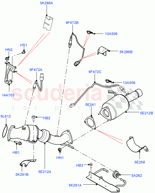 Part Diagram for Land Rover LR067413
