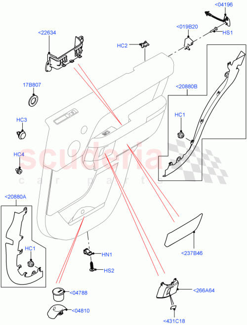 Part Diagram for Land Rover LR099230