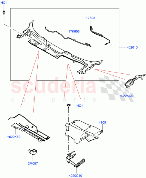 Part Diagram for Land Rover LR114669