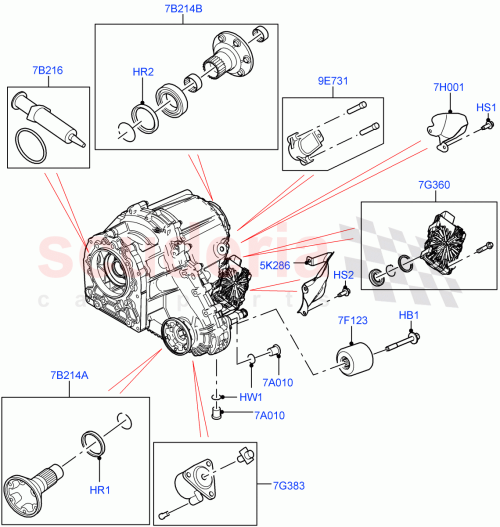 Part Diagram for Land Rover LR140180